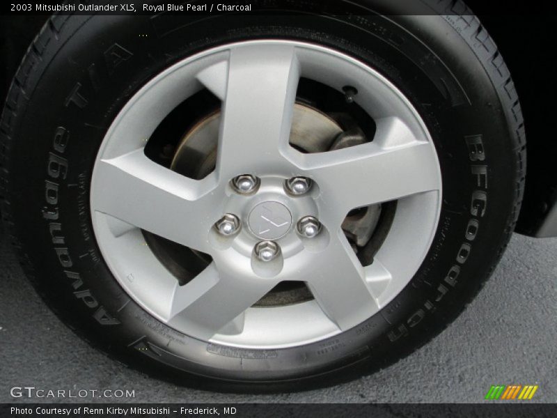 Royal Blue Pearl / Charcoal 2003 Mitsubishi Outlander XLS