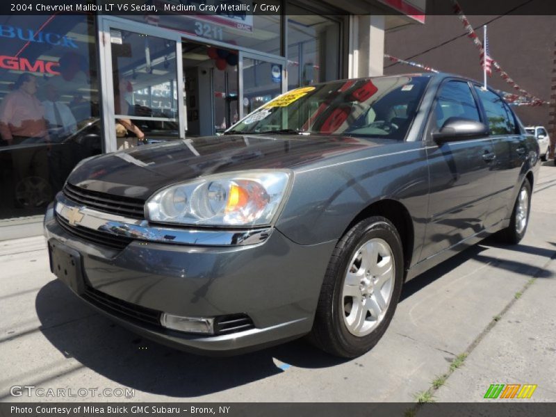 Medium Gray Metallic / Gray 2004 Chevrolet Malibu LT V6 Sedan