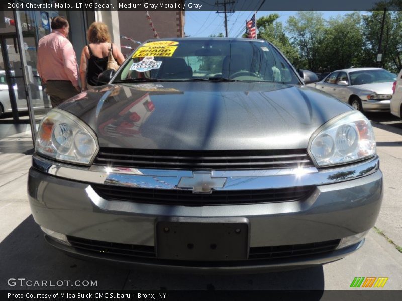Medium Gray Metallic / Gray 2004 Chevrolet Malibu LT V6 Sedan