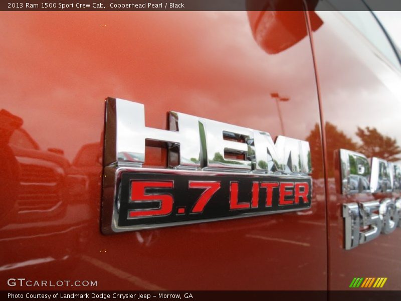 Copperhead Pearl / Black 2013 Ram 1500 Sport Crew Cab