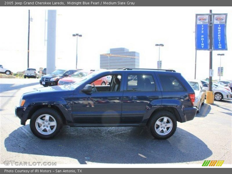 Midnight Blue Pearl / Medium Slate Gray 2005 Jeep Grand Cherokee Laredo