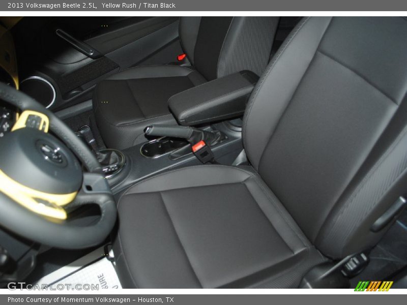 Yellow Rush / Titan Black 2013 Volkswagen Beetle 2.5L