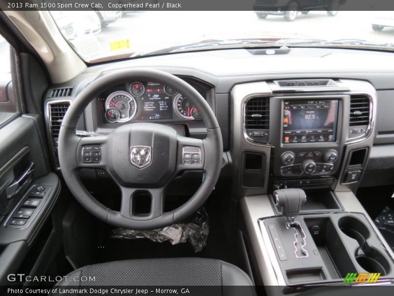 Copperhead Pearl / Black 2013 Ram 1500 Sport Crew Cab