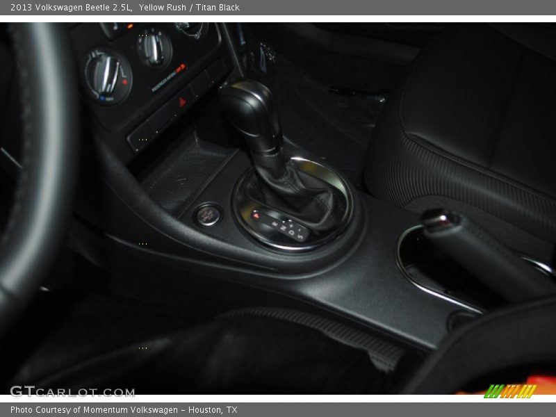 Yellow Rush / Titan Black 2013 Volkswagen Beetle 2.5L