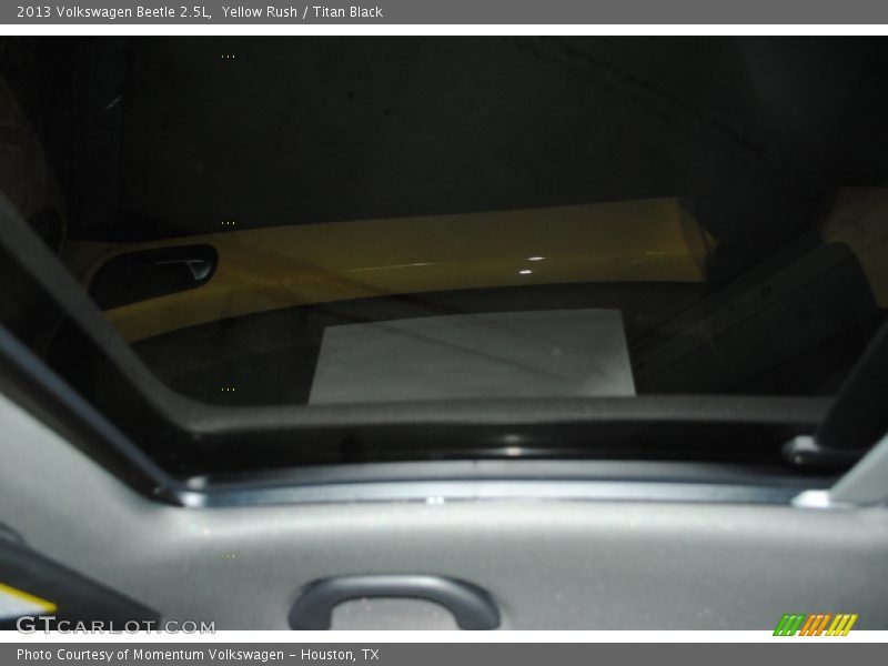 Yellow Rush / Titan Black 2013 Volkswagen Beetle 2.5L