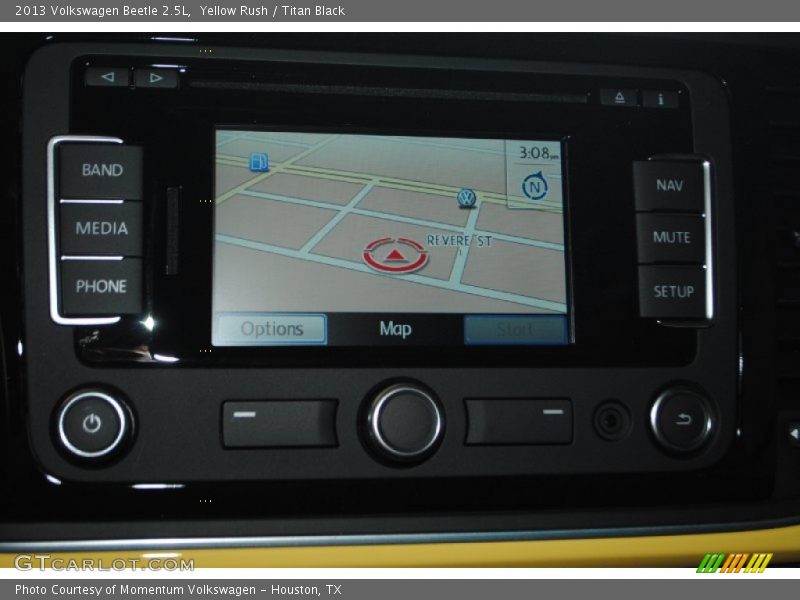 Yellow Rush / Titan Black 2013 Volkswagen Beetle 2.5L