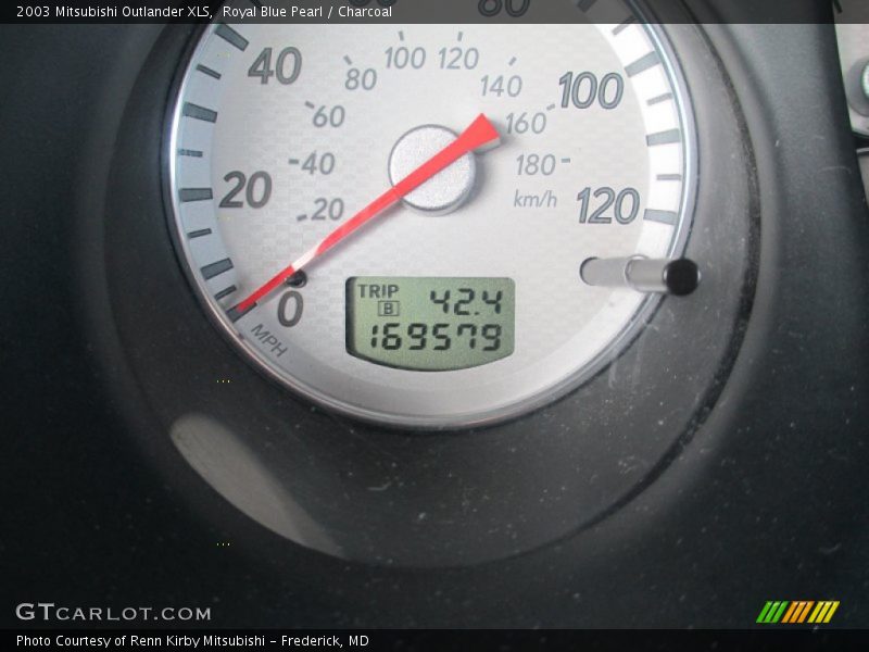 Royal Blue Pearl / Charcoal 2003 Mitsubishi Outlander XLS
