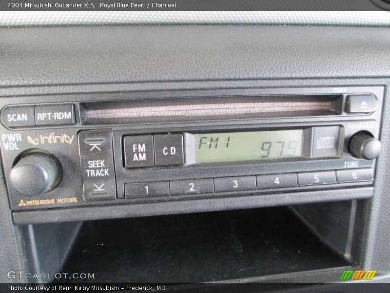 Royal Blue Pearl / Charcoal 2003 Mitsubishi Outlander XLS