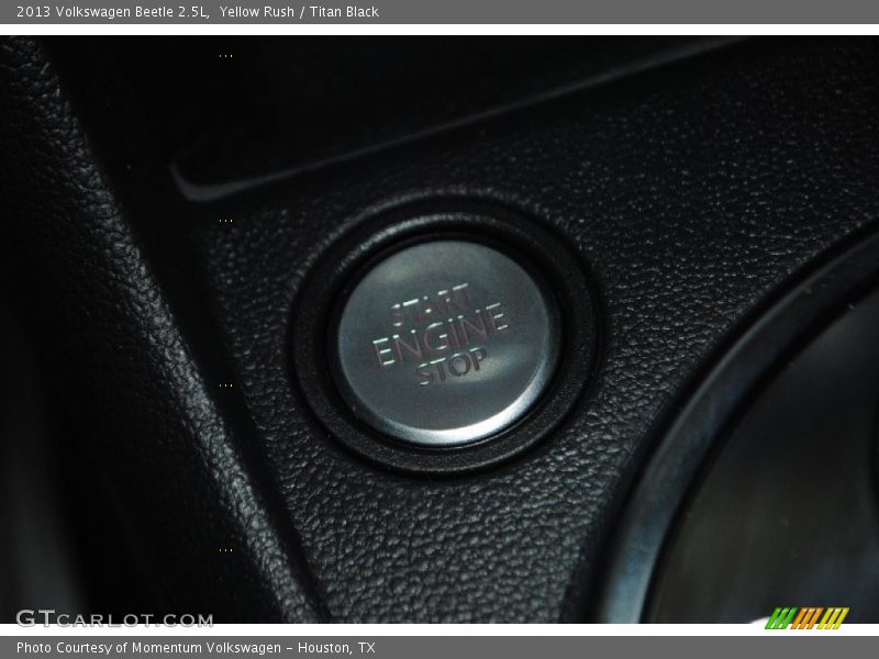Yellow Rush / Titan Black 2013 Volkswagen Beetle 2.5L