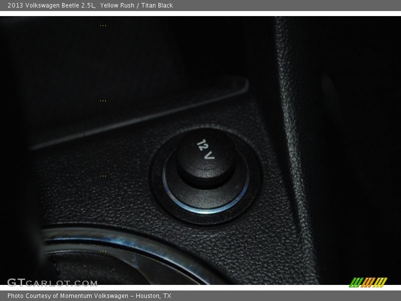 Yellow Rush / Titan Black 2013 Volkswagen Beetle 2.5L