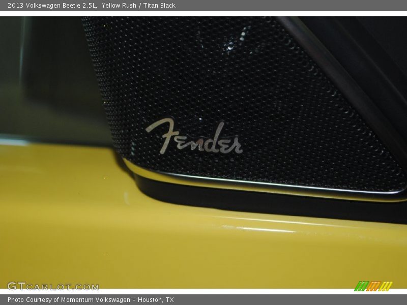 Yellow Rush / Titan Black 2013 Volkswagen Beetle 2.5L