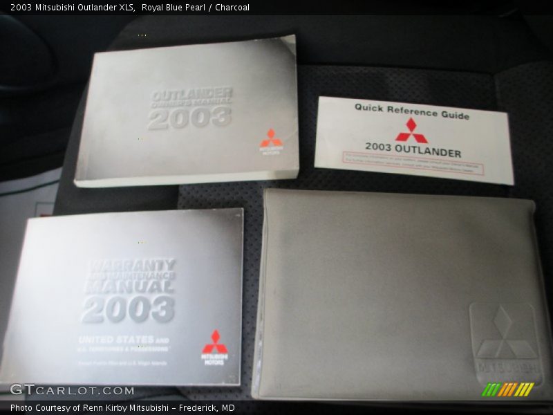 Royal Blue Pearl / Charcoal 2003 Mitsubishi Outlander XLS