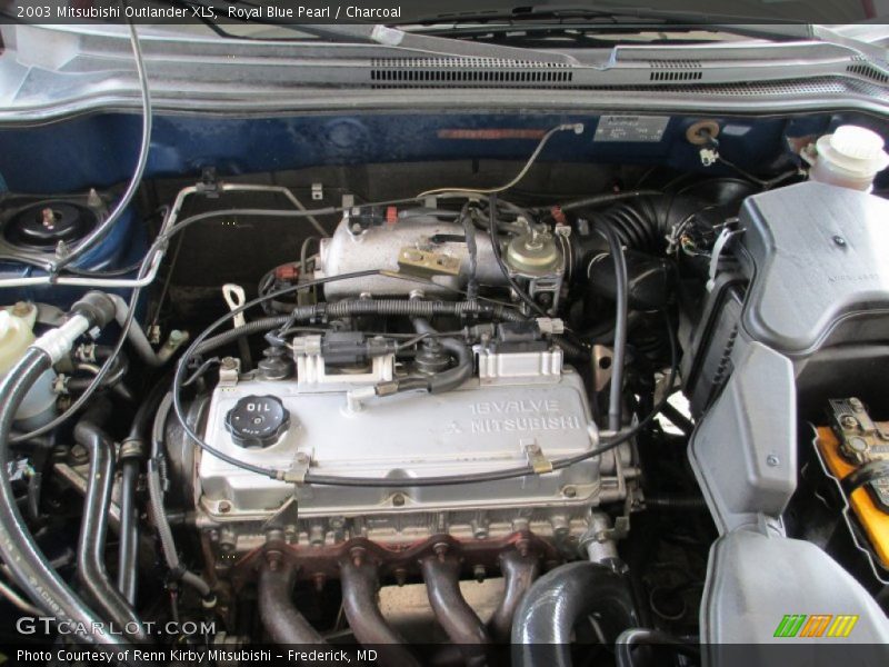 Royal Blue Pearl / Charcoal 2003 Mitsubishi Outlander XLS