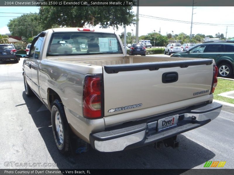 Sandstone Metallic / Tan 2004 Chevrolet Silverado 1500 LS Extended Cab