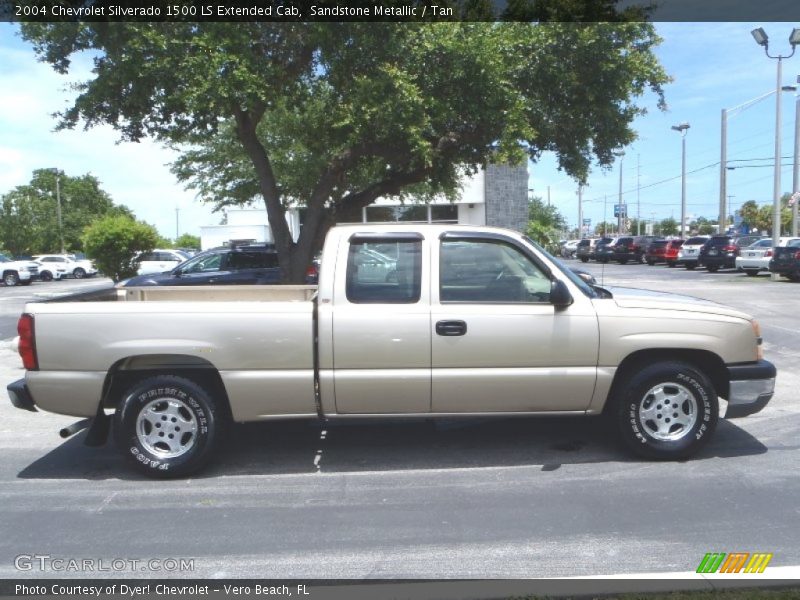 Sandstone Metallic / Tan 2004 Chevrolet Silverado 1500 LS Extended Cab