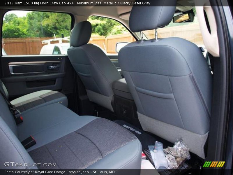 Maximum Steel Metallic / Black/Diesel Gray 2013 Ram 1500 Big Horn Crew Cab 4x4