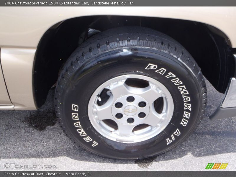 Sandstone Metallic / Tan 2004 Chevrolet Silverado 1500 LS Extended Cab