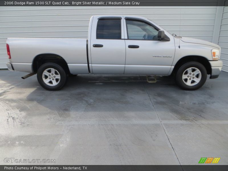 Bright Silver Metallic / Medium Slate Gray 2006 Dodge Ram 1500 SLT Quad Cab
