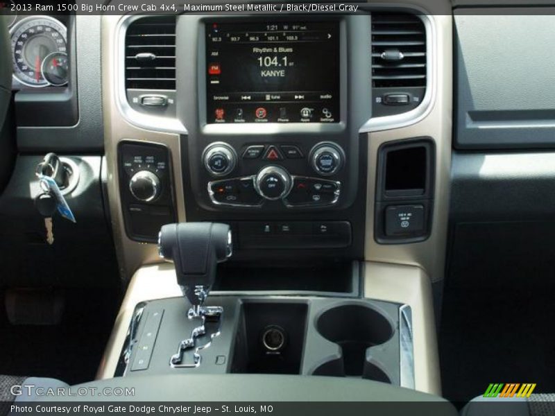 Maximum Steel Metallic / Black/Diesel Gray 2013 Ram 1500 Big Horn Crew Cab 4x4