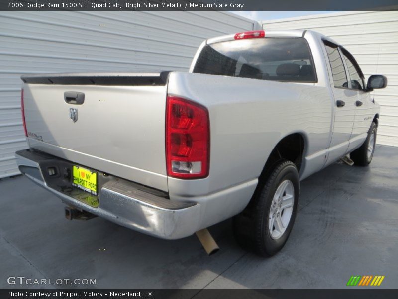 Bright Silver Metallic / Medium Slate Gray 2006 Dodge Ram 1500 SLT Quad Cab