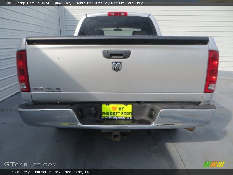 Bright Silver Metallic / Medium Slate Gray 2006 Dodge Ram 1500 SLT Quad Cab