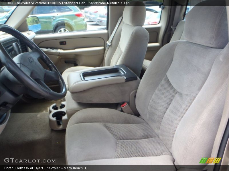Sandstone Metallic / Tan 2004 Chevrolet Silverado 1500 LS Extended Cab