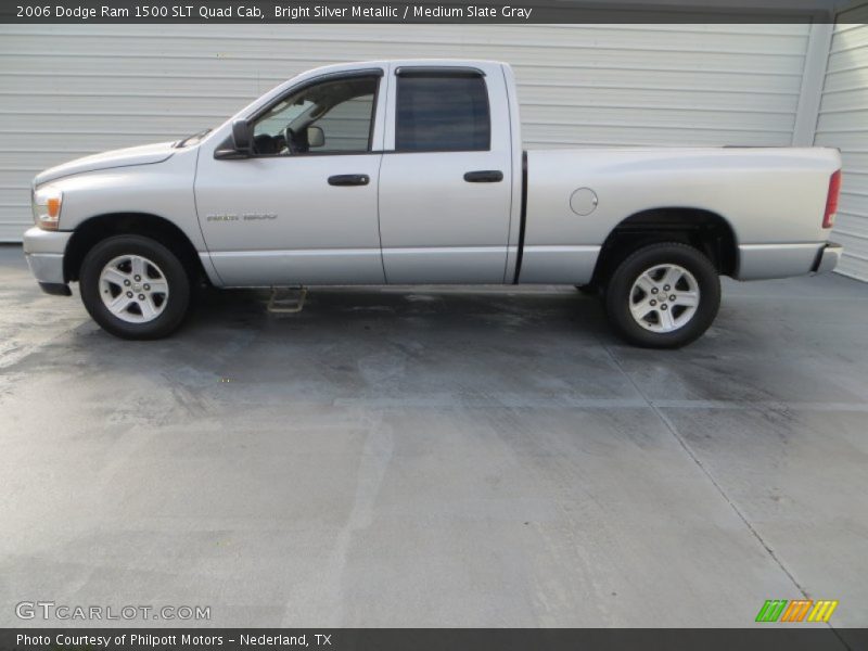 Bright Silver Metallic / Medium Slate Gray 2006 Dodge Ram 1500 SLT Quad Cab