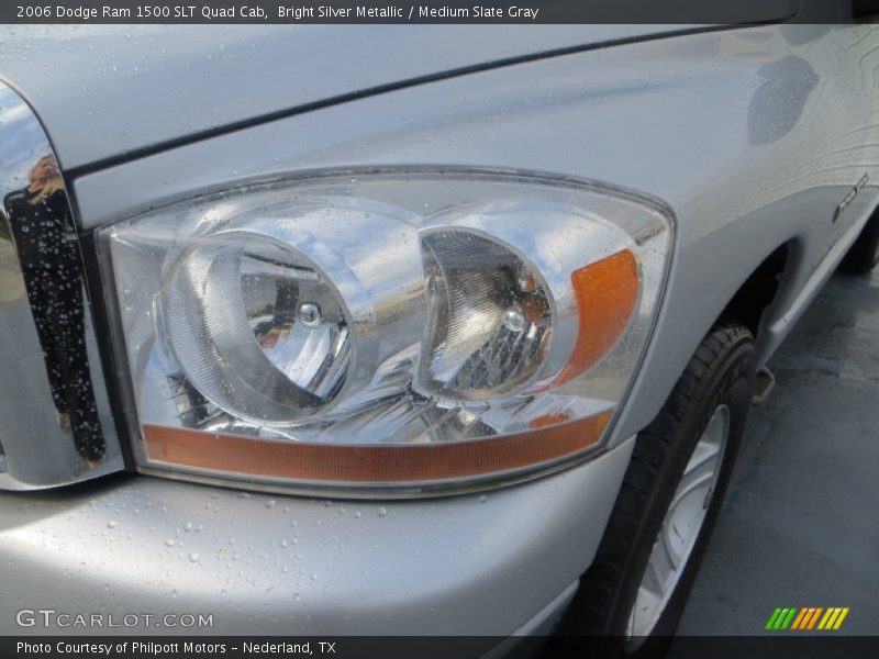 Bright Silver Metallic / Medium Slate Gray 2006 Dodge Ram 1500 SLT Quad Cab