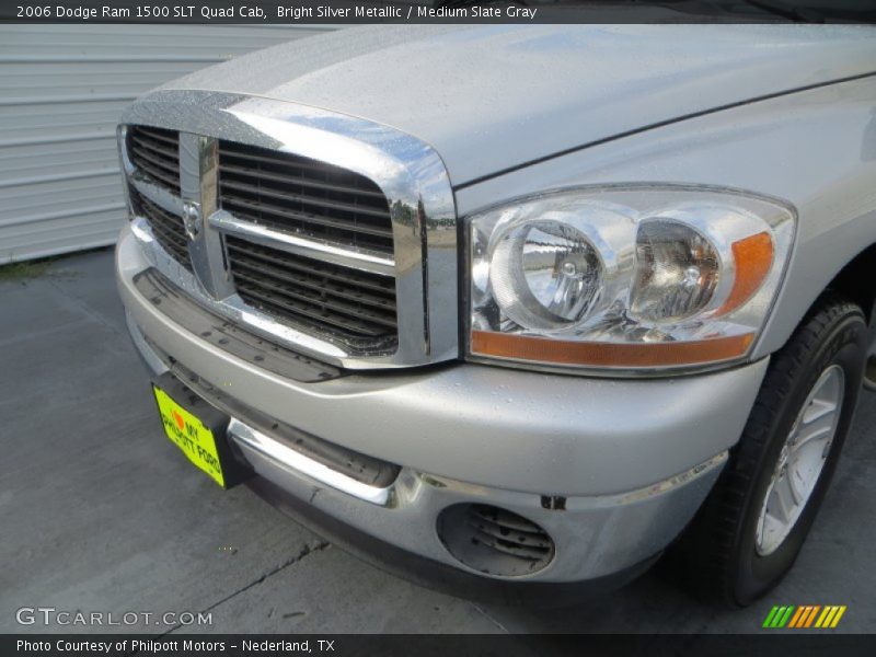Bright Silver Metallic / Medium Slate Gray 2006 Dodge Ram 1500 SLT Quad Cab