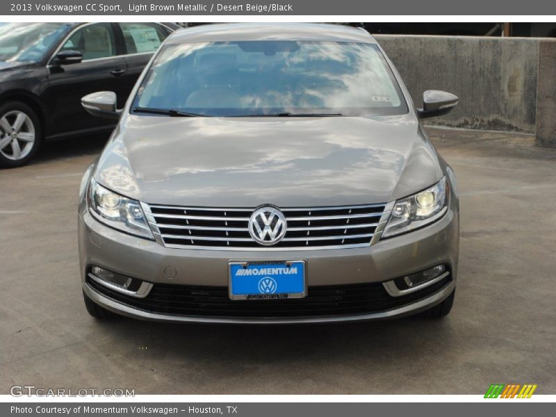 Light Brown Metallic / Desert Beige/Black 2013 Volkswagen CC Sport