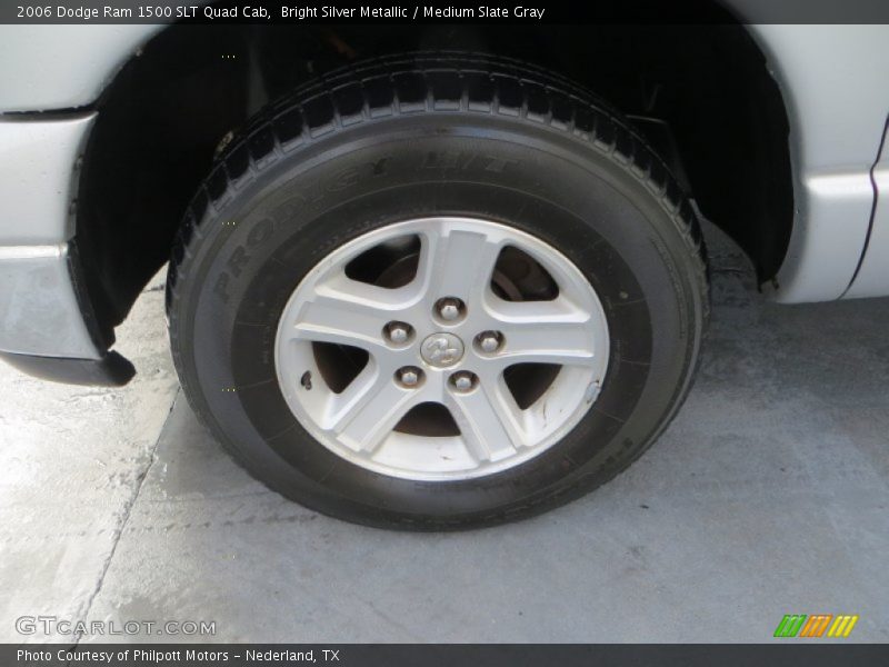 Bright Silver Metallic / Medium Slate Gray 2006 Dodge Ram 1500 SLT Quad Cab