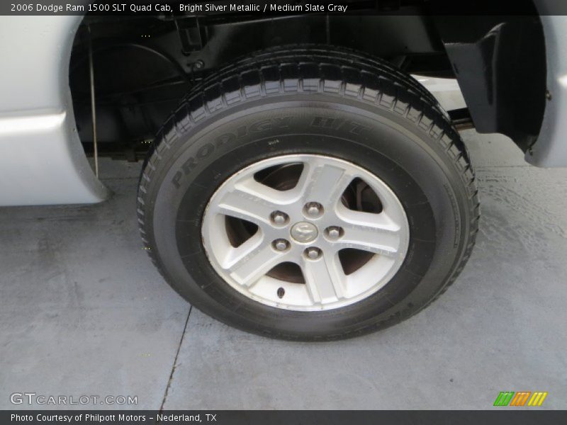 Bright Silver Metallic / Medium Slate Gray 2006 Dodge Ram 1500 SLT Quad Cab