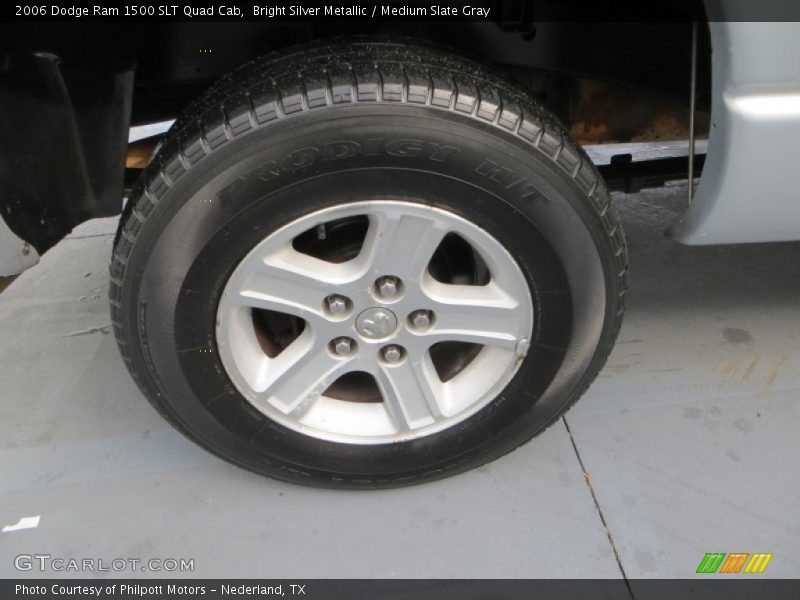 Bright Silver Metallic / Medium Slate Gray 2006 Dodge Ram 1500 SLT Quad Cab