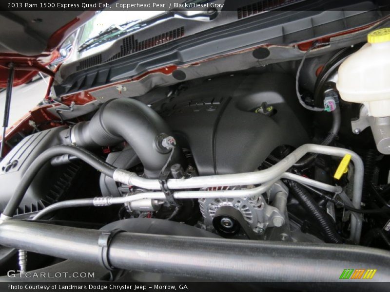 Copperhead Pearl / Black/Diesel Gray 2013 Ram 1500 Express Quad Cab