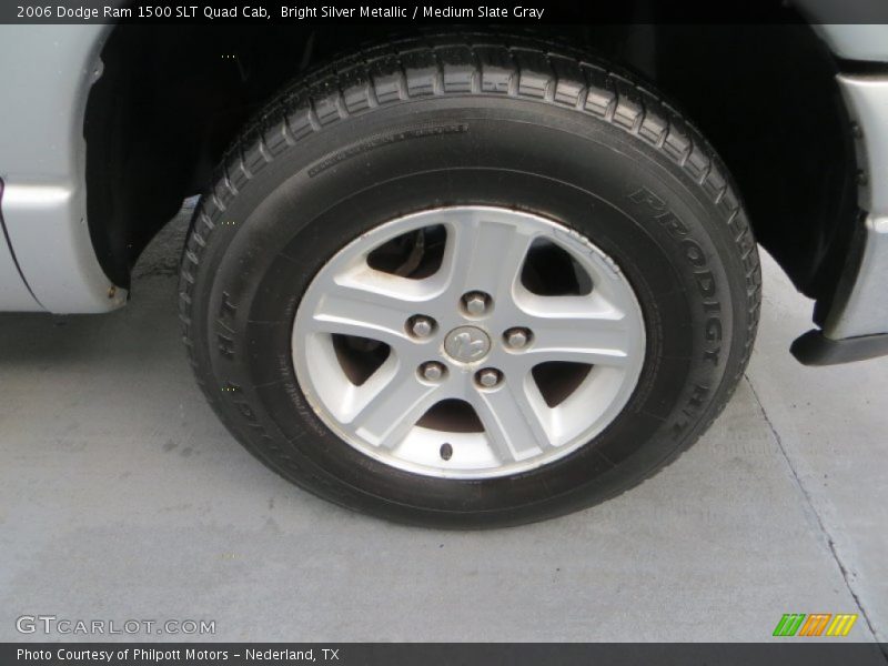 Bright Silver Metallic / Medium Slate Gray 2006 Dodge Ram 1500 SLT Quad Cab