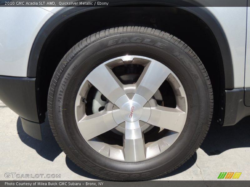 Quicksilver Metallic / Ebony 2010 GMC Acadia SLT AWD