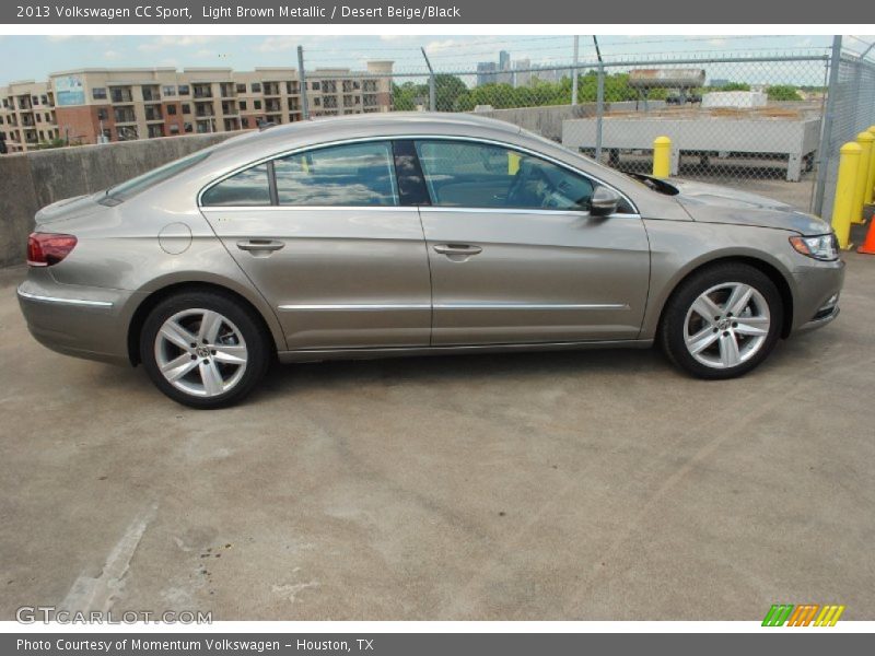 Light Brown Metallic / Desert Beige/Black 2013 Volkswagen CC Sport