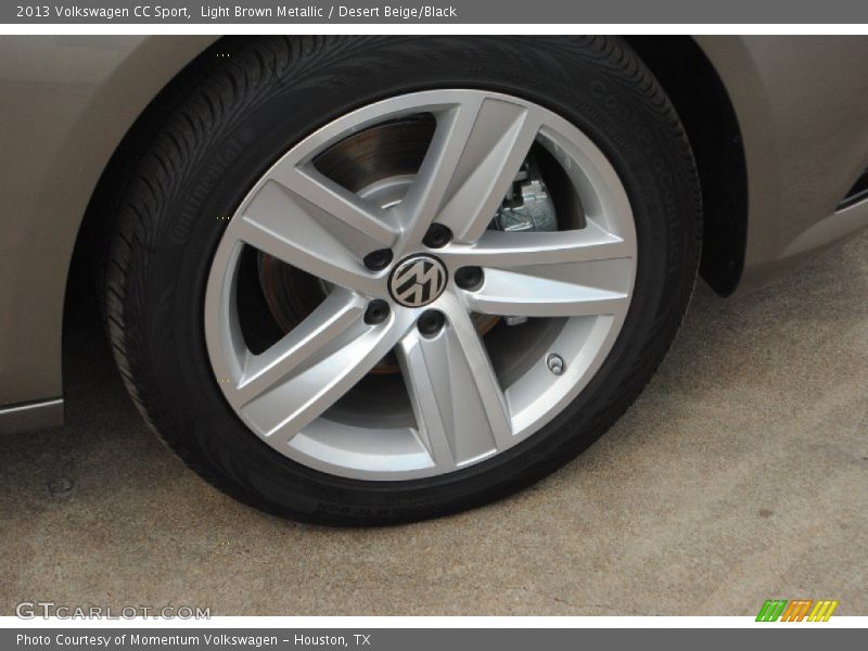 Light Brown Metallic / Desert Beige/Black 2013 Volkswagen CC Sport