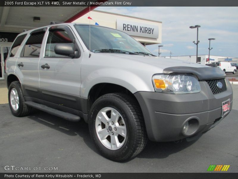 Silver Metallic / Medium/Dark Flint Grey 2005 Ford Escape XLT V6 4WD