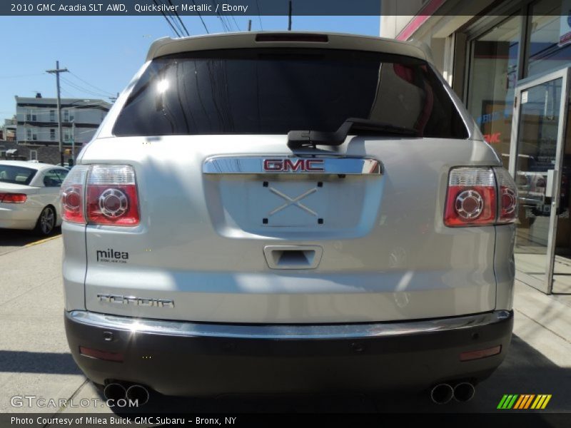 Quicksilver Metallic / Ebony 2010 GMC Acadia SLT AWD