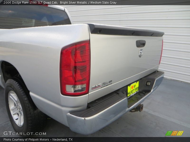 Bright Silver Metallic / Medium Slate Gray 2006 Dodge Ram 1500 SLT Quad Cab