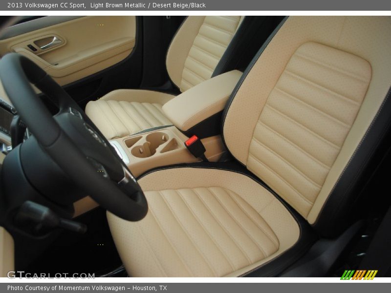 Light Brown Metallic / Desert Beige/Black 2013 Volkswagen CC Sport