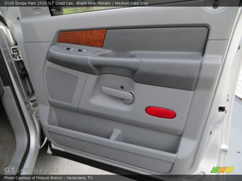 Bright Silver Metallic / Medium Slate Gray 2006 Dodge Ram 1500 SLT Quad Cab