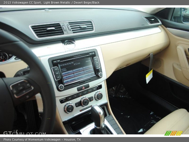 Light Brown Metallic / Desert Beige/Black 2013 Volkswagen CC Sport