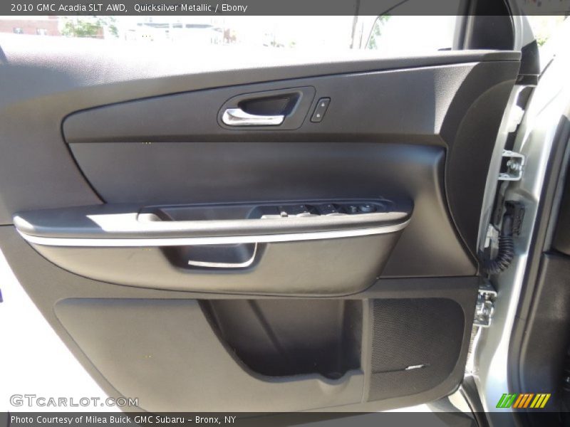 Quicksilver Metallic / Ebony 2010 GMC Acadia SLT AWD