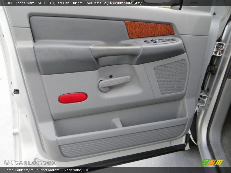 Bright Silver Metallic / Medium Slate Gray 2006 Dodge Ram 1500 SLT Quad Cab