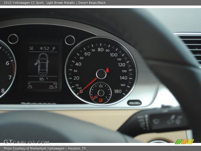 Light Brown Metallic / Desert Beige/Black 2013 Volkswagen CC Sport