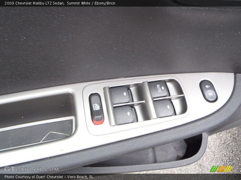 Summit White / Ebony/Brick 2009 Chevrolet Malibu LTZ Sedan