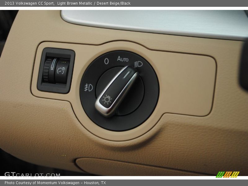 Light Brown Metallic / Desert Beige/Black 2013 Volkswagen CC Sport