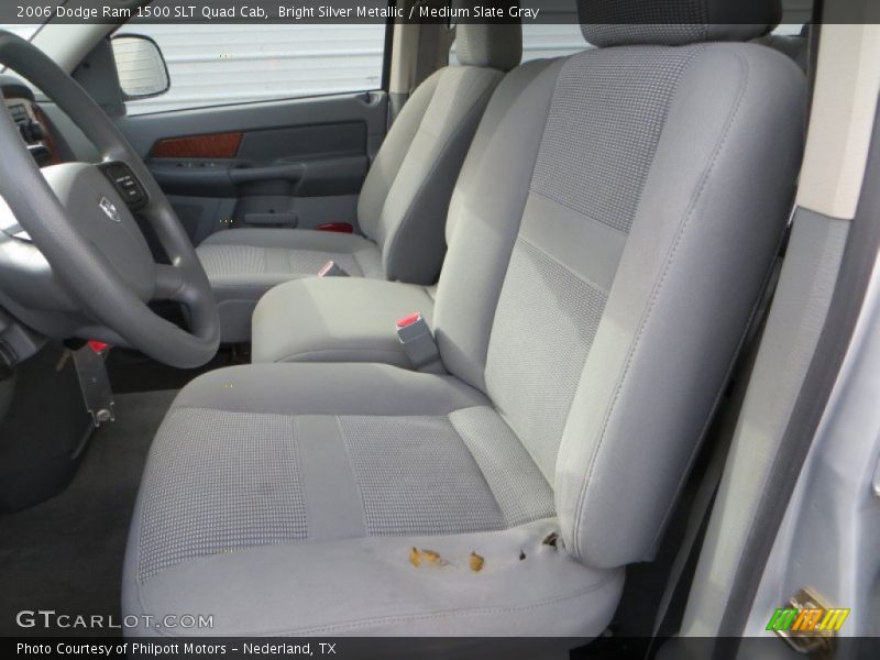 Bright Silver Metallic / Medium Slate Gray 2006 Dodge Ram 1500 SLT Quad Cab